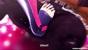 Street Fighter / Juri Fucks Birdies Big Black Cock Feet [sfm]